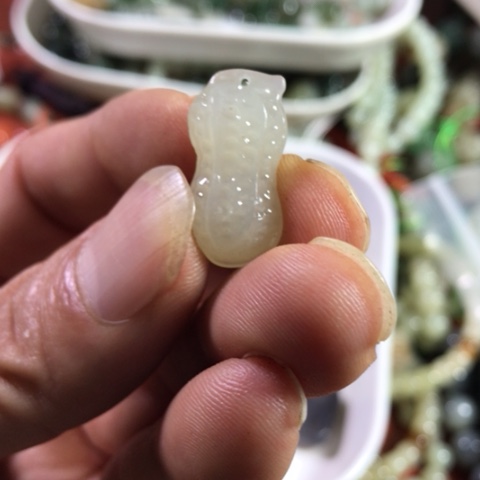 手链未镶嵌和田玉（糖玉）