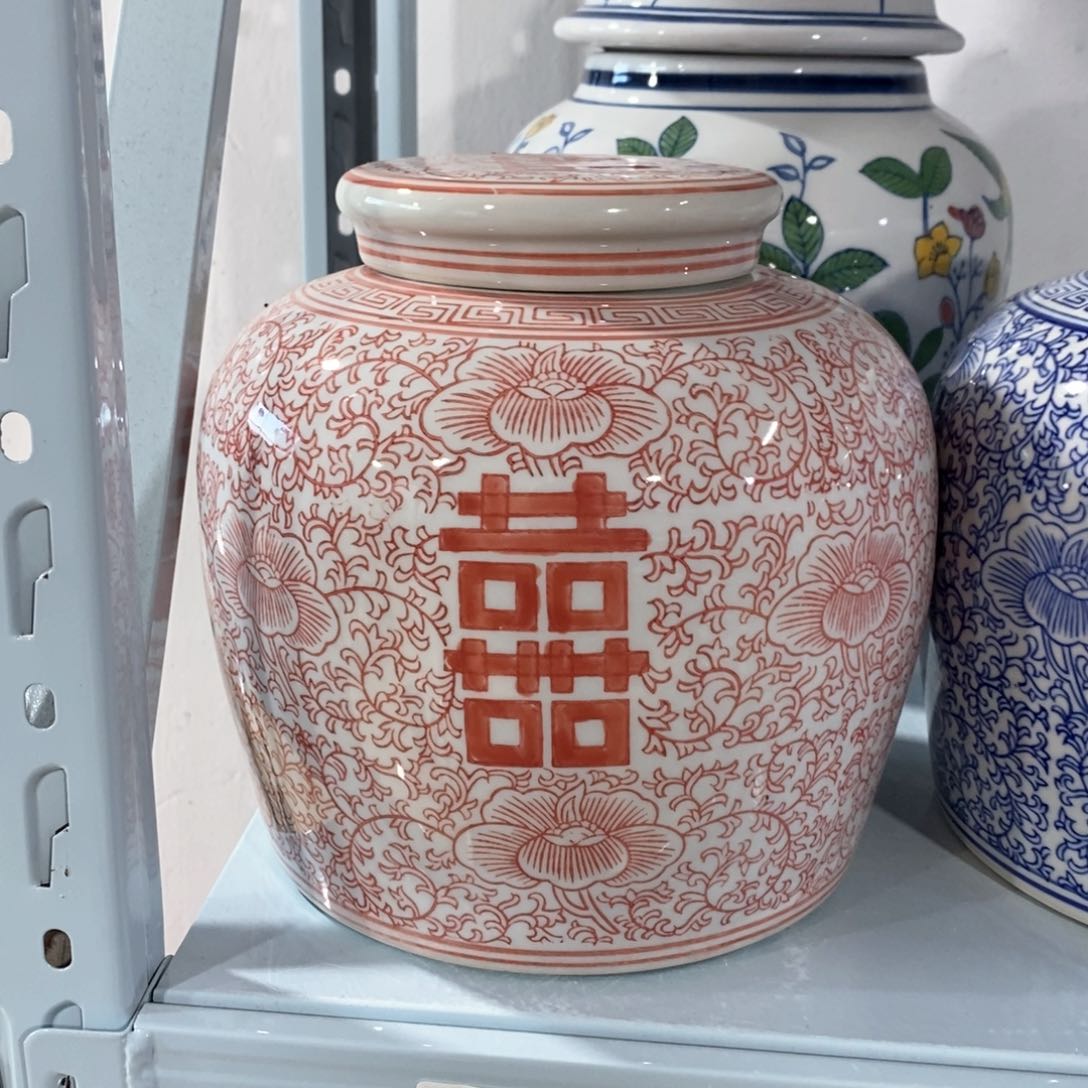 【闪购商品】摆件双喜罐摆件……