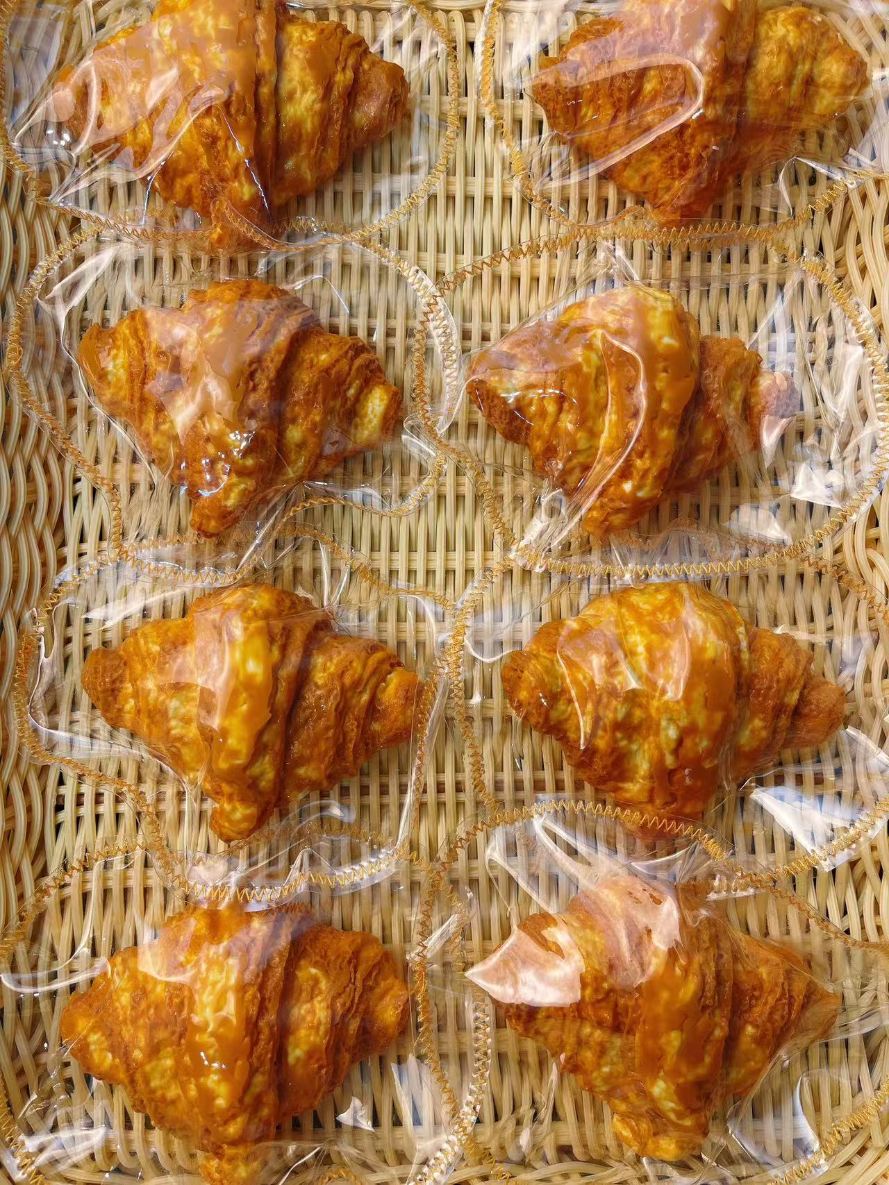 瑕款（90g)大可颂牛角包捏捏泥感慢回弹食品级硅胶