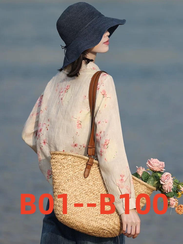 [B01--B100]苎麻小衫女按照编号去拍