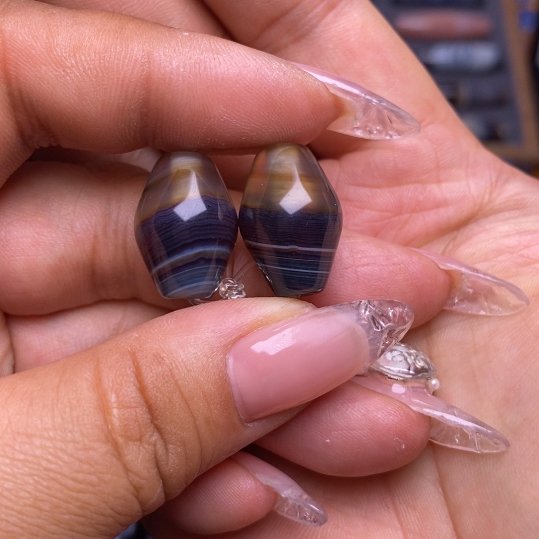 玛瑙/玉髓珠宝半成品未镶嵌