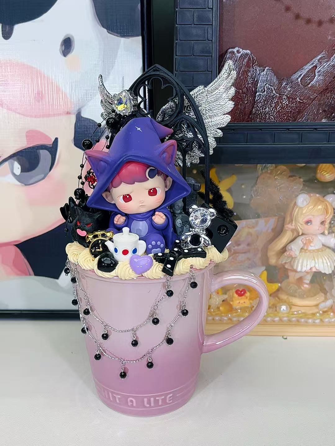 【小猪现拆】  正版DIY奶油胶杯子    创意潮玩  补差价专用