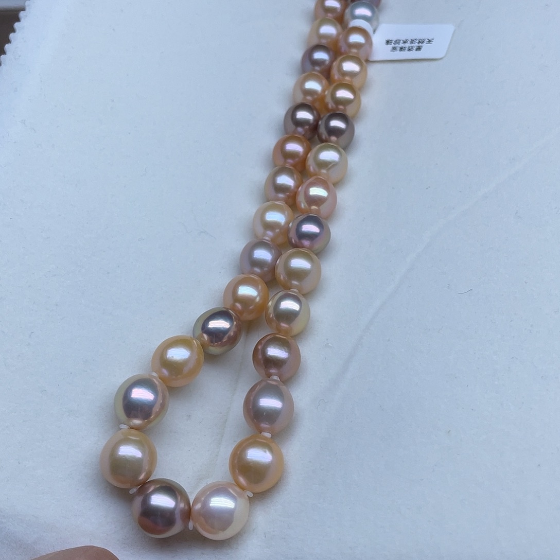 银S925镶嵌淡水珍珠耳饰