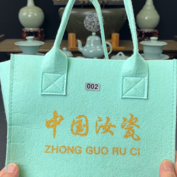 瓷片中国汝瓷礼盒小惊喜002号