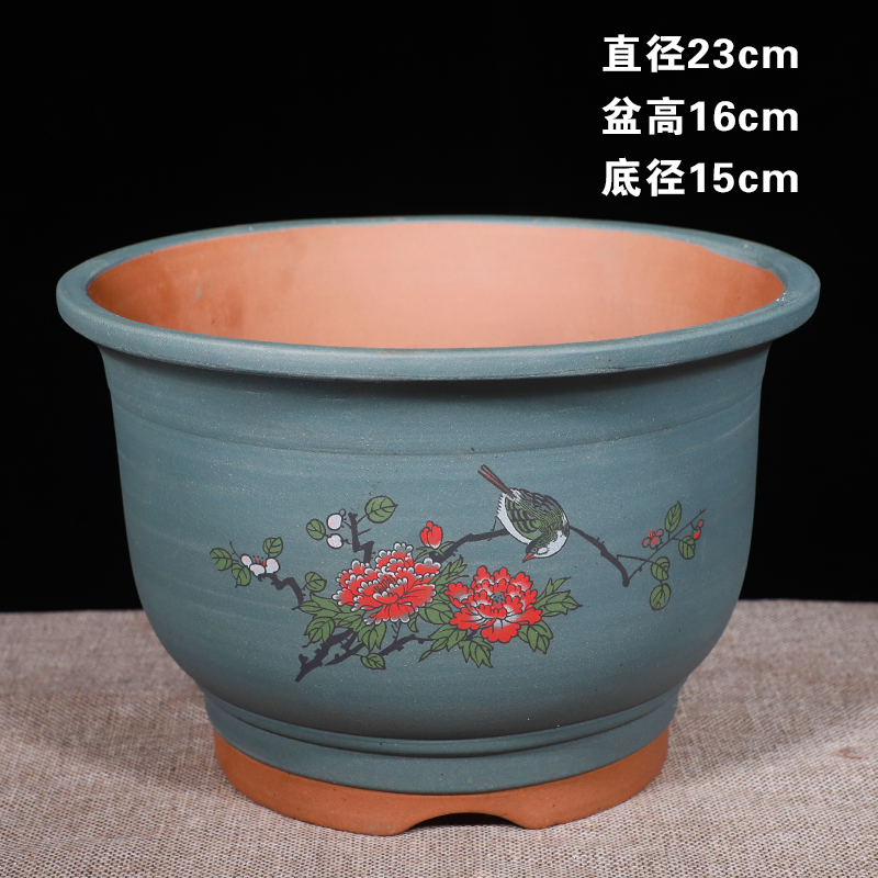 紫砂花盆栀子花多肉植物培养树桩盆景盆栽小老桩陶瓷月季老桩陶瓷