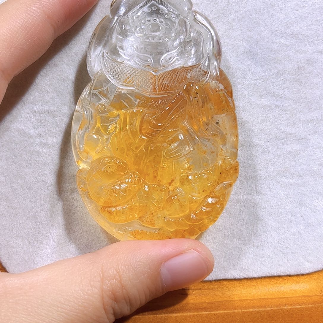 水晶吊坠(不含链)未镶嵌林*