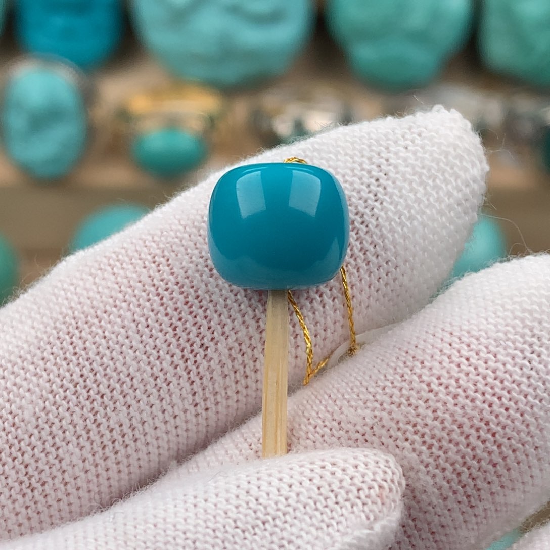 绿松石配饰未镶嵌卡10.5*9.5