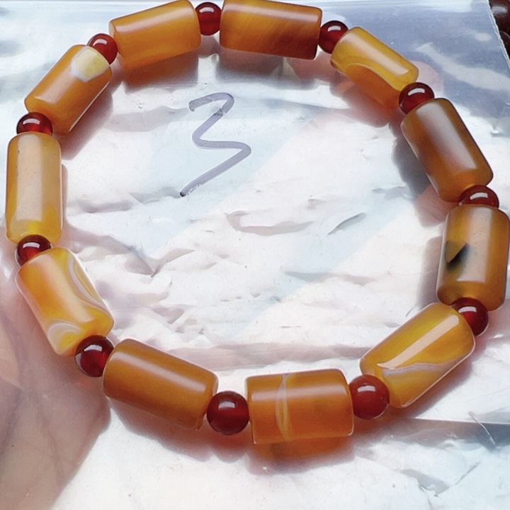 玛瑙/玉髓手链未镶嵌