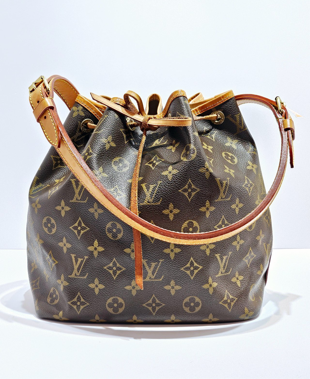 95新 LouisVuitton/路易威登 珍甄 抽绳水桶单肩包09  35808