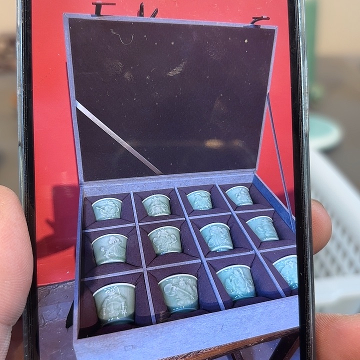 瓷片木*加龙泉青瓷福利青瓷