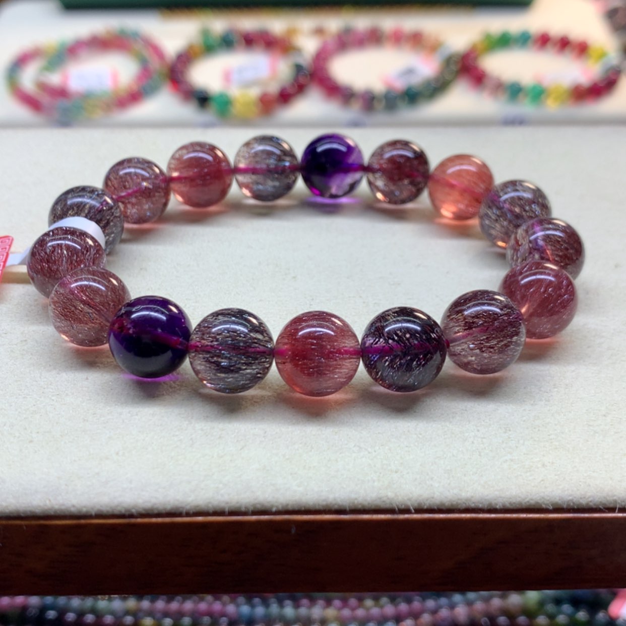 【闪购商品】水晶手链未镶嵌超七稀有超11.8mm