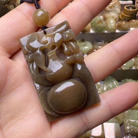 【闪购商品】和田玉挂件未镶嵌透闪石玉