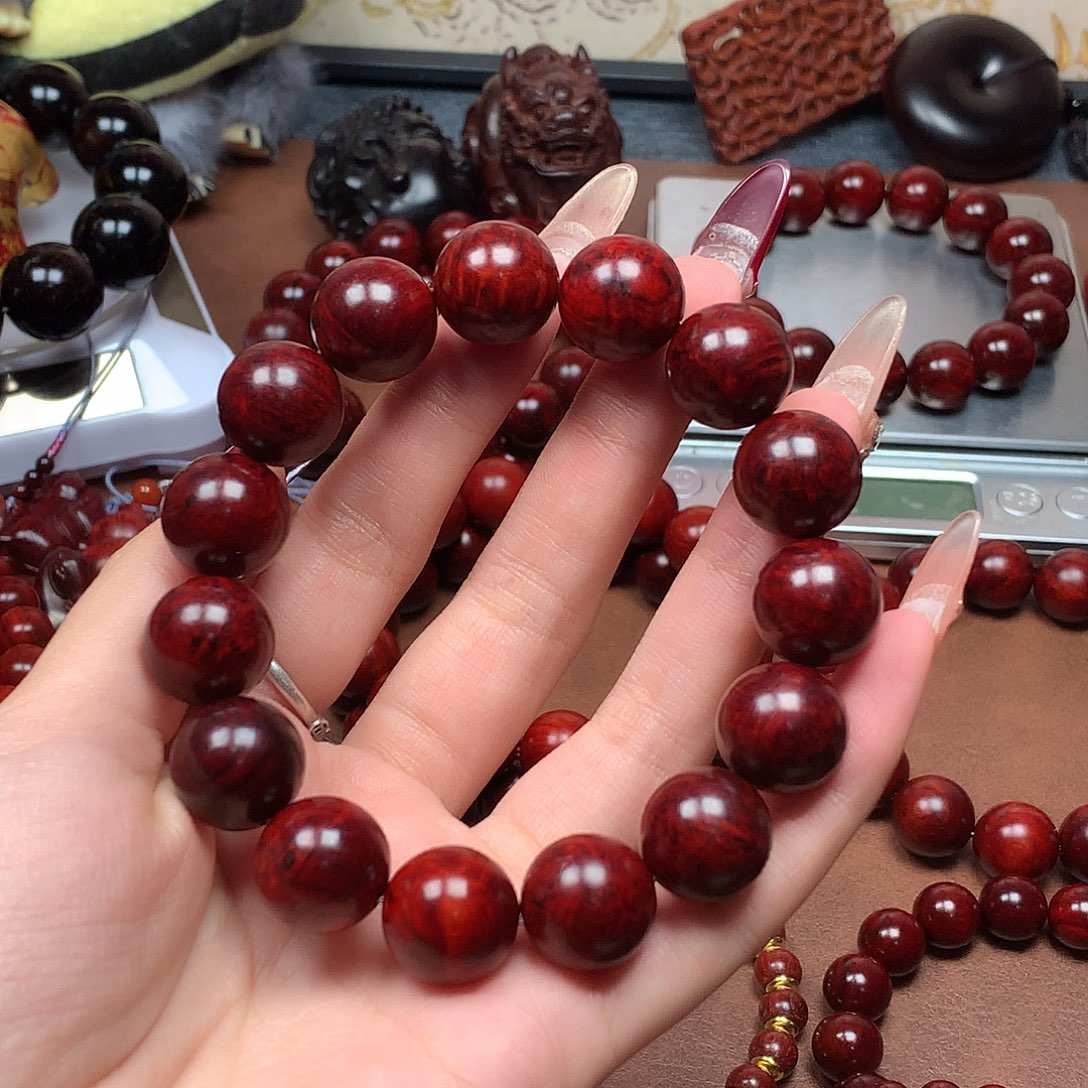 振***宇檀香紫檀（小叶紫檀）1.5满瘤