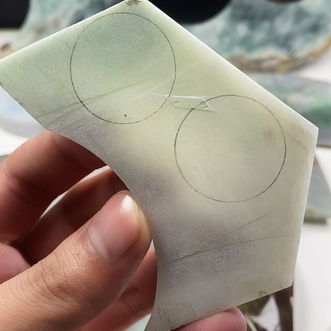 翡翠散珠天然缅甸翡翠a货18