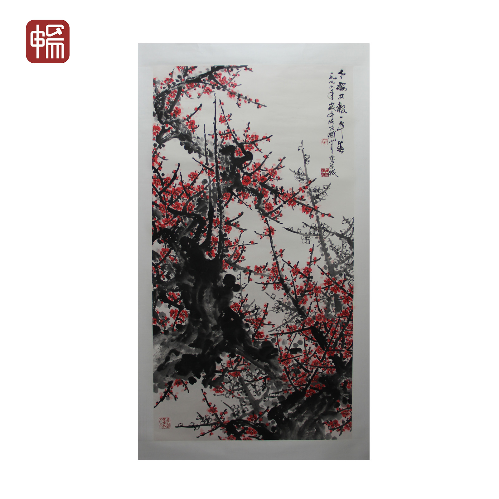 T847梅花  133*67(8.03平尺) 纸本镜片 ZW