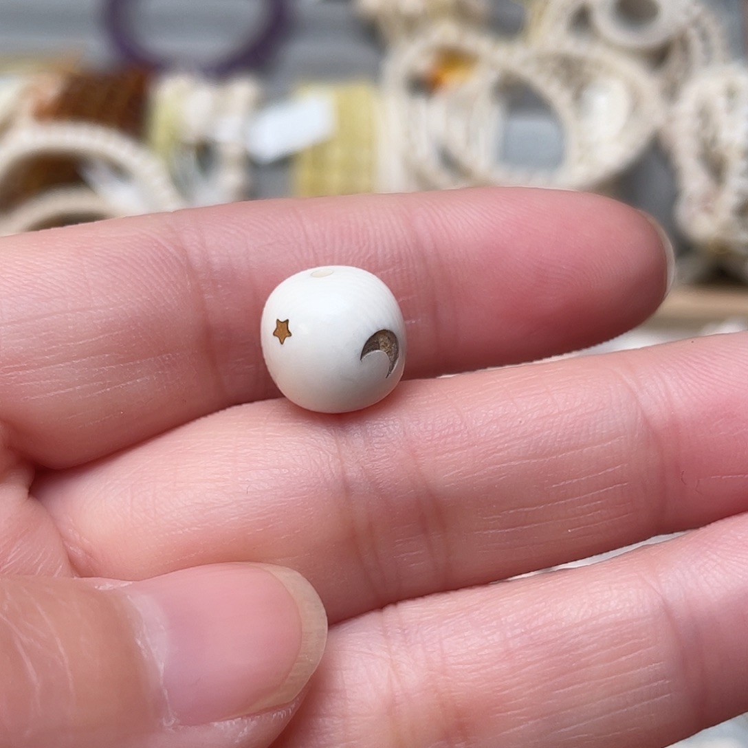 猛犸象牙手串/手链/手镯星星老型珠