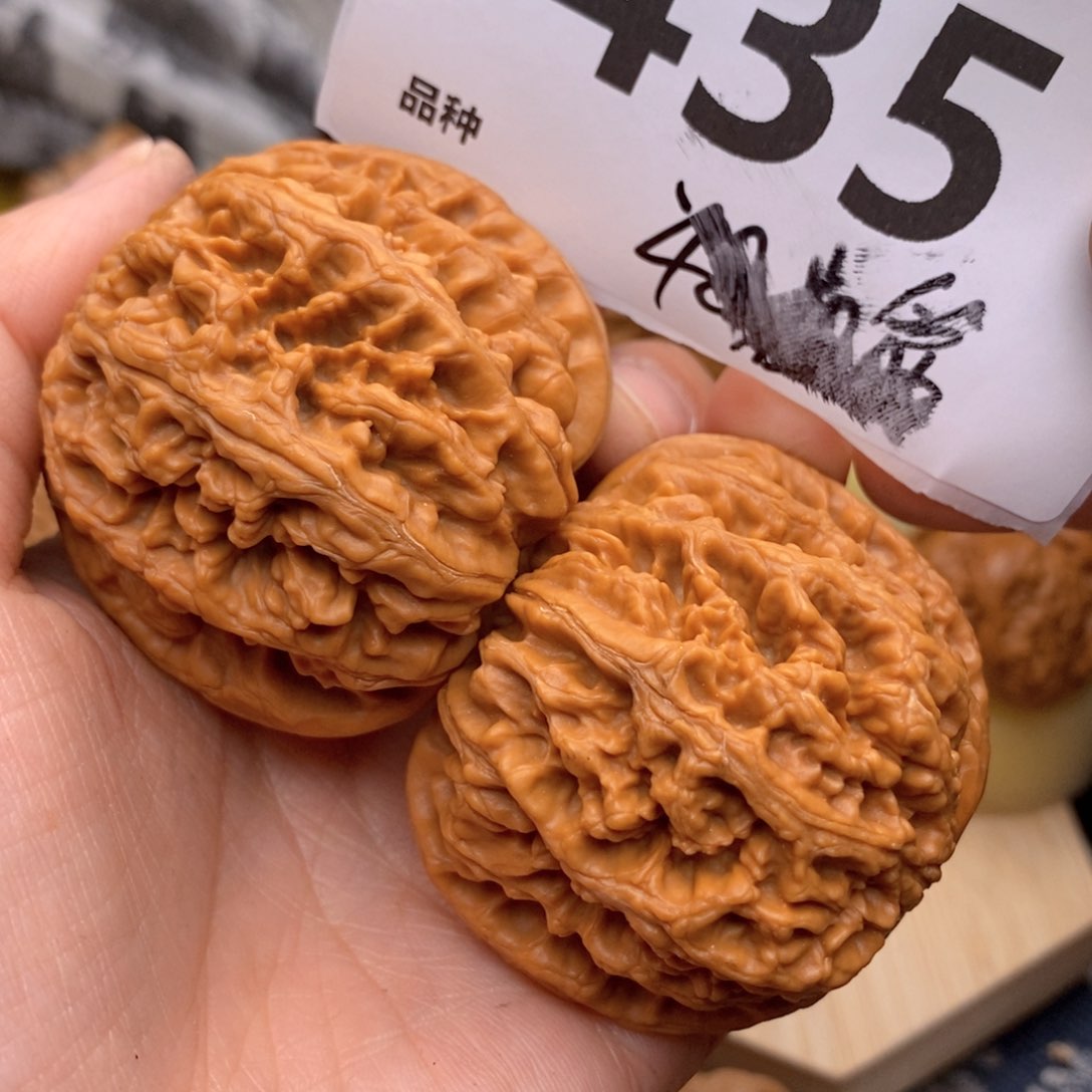 文玩核桃把件435号48粗筋