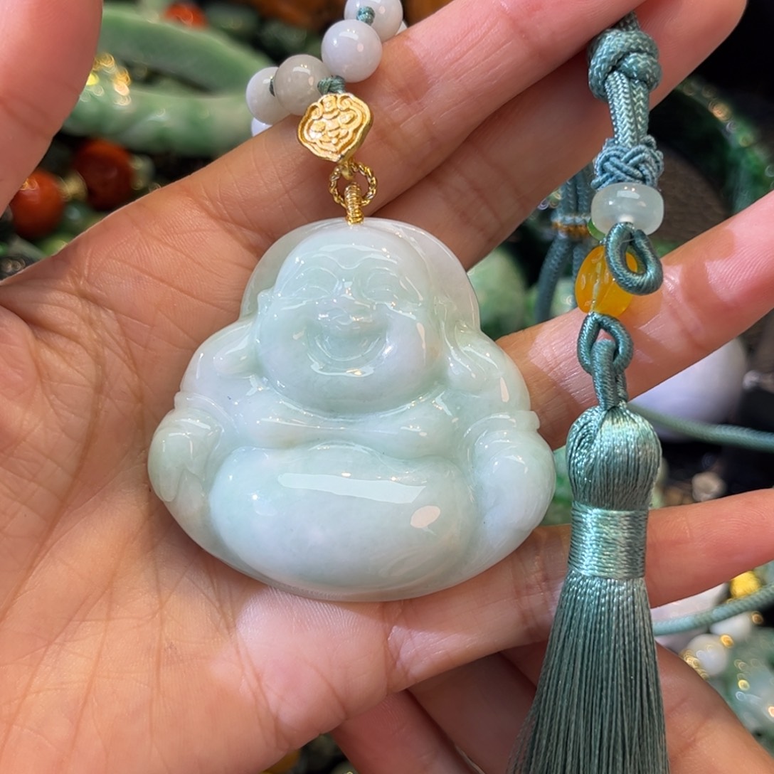 翡翠未镶嵌颈饰待编款