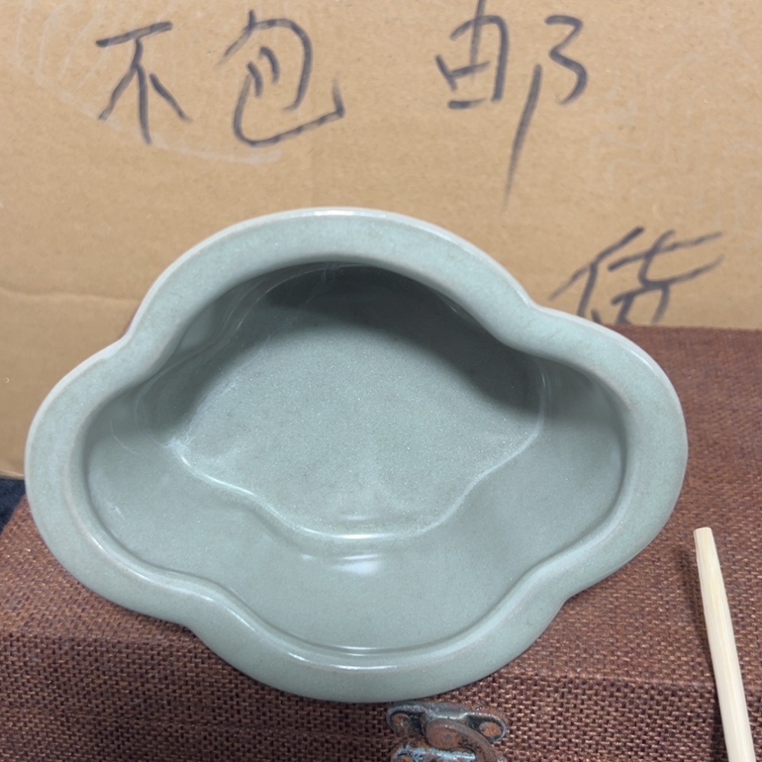 人***机摆件陶空心的玻璃墙也可以