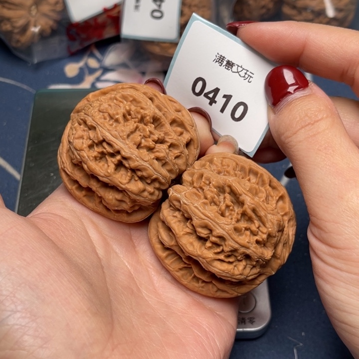 文玩核桃把件粗筋46