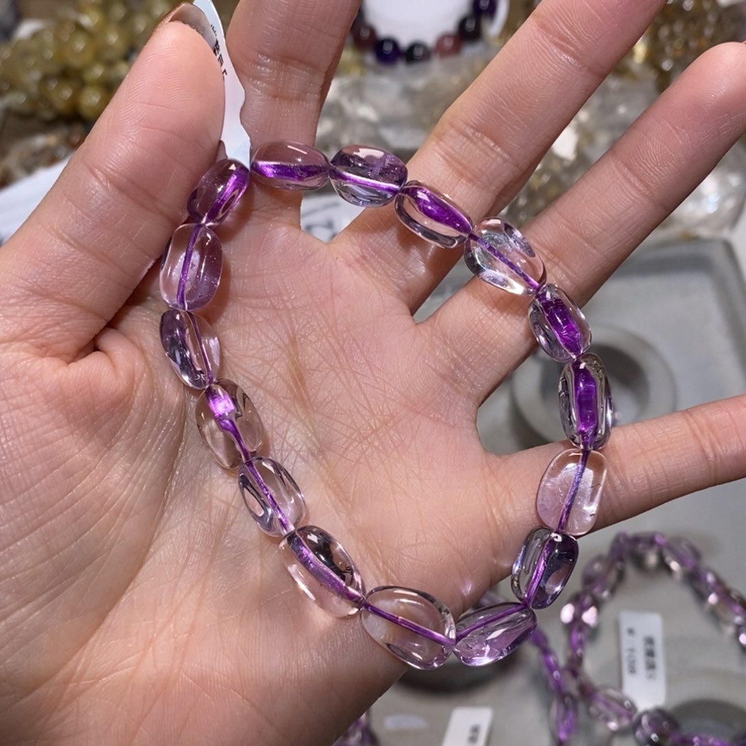 水晶手串未镶嵌颖*在手串