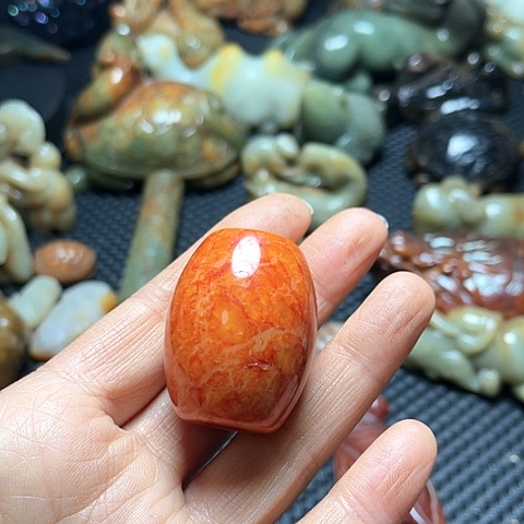 白玉菩提吊坠摆件