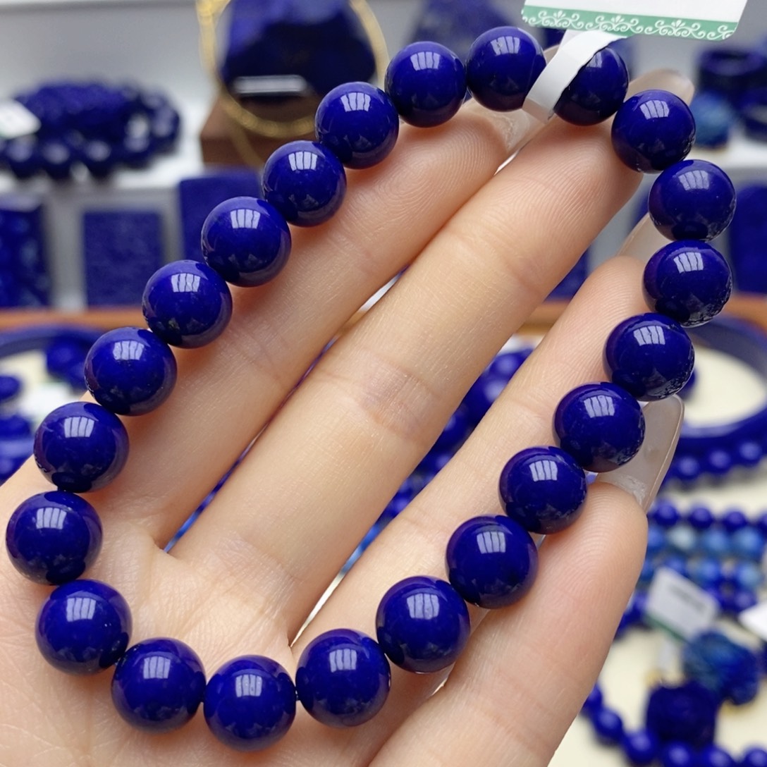 青金石未镶嵌手链9mm