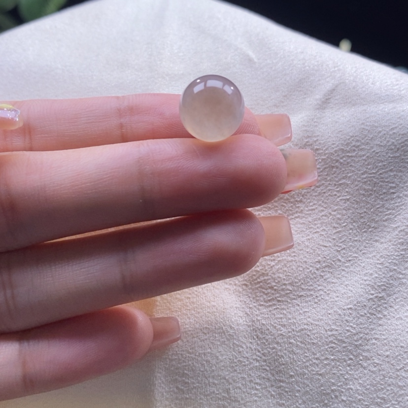 【闪购商品】翡翠颈饰未镶嵌高冰茶珠卡12