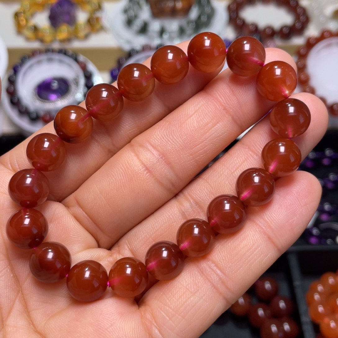 水晶手链未镶嵌兔毛