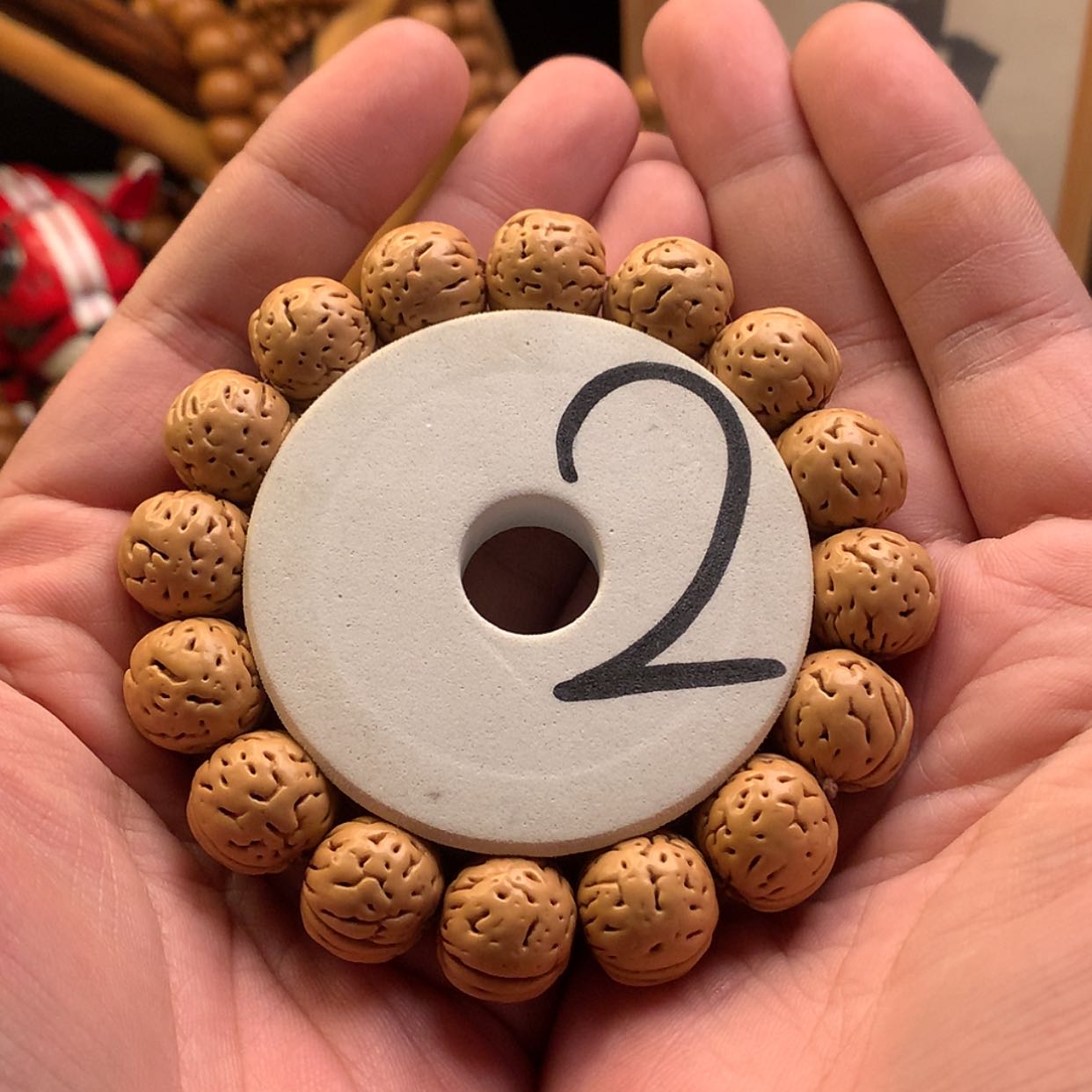 【闪购商品】桃核手串【琉璃】1.6桃核手串