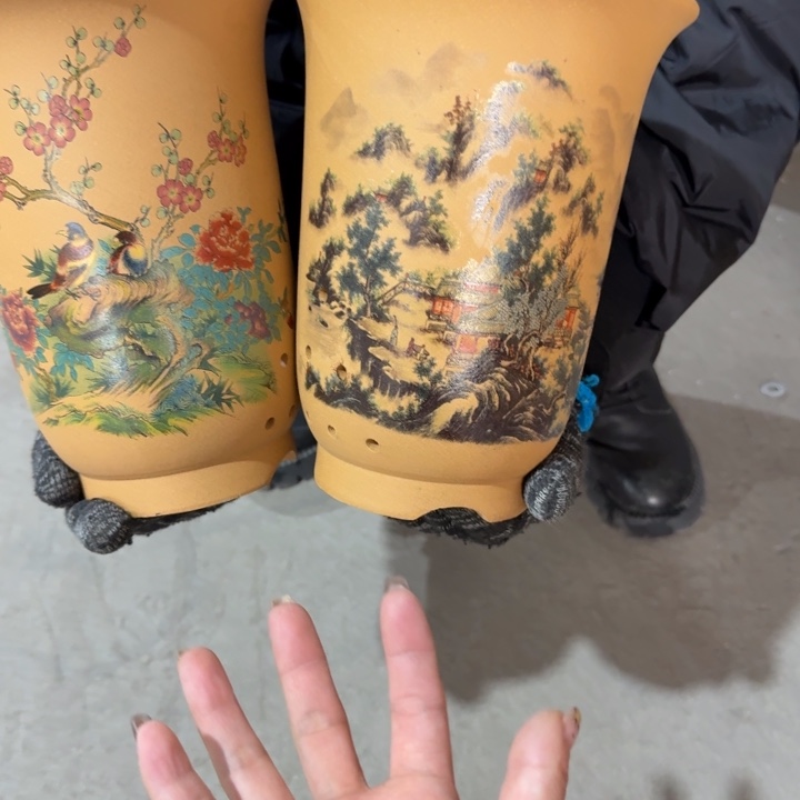 紫砂花盆 包邮包破损 