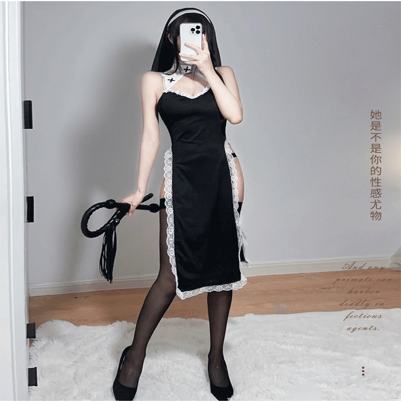 月色【80-200斤】sexy长款套装经典配色睡衣睡裙2077