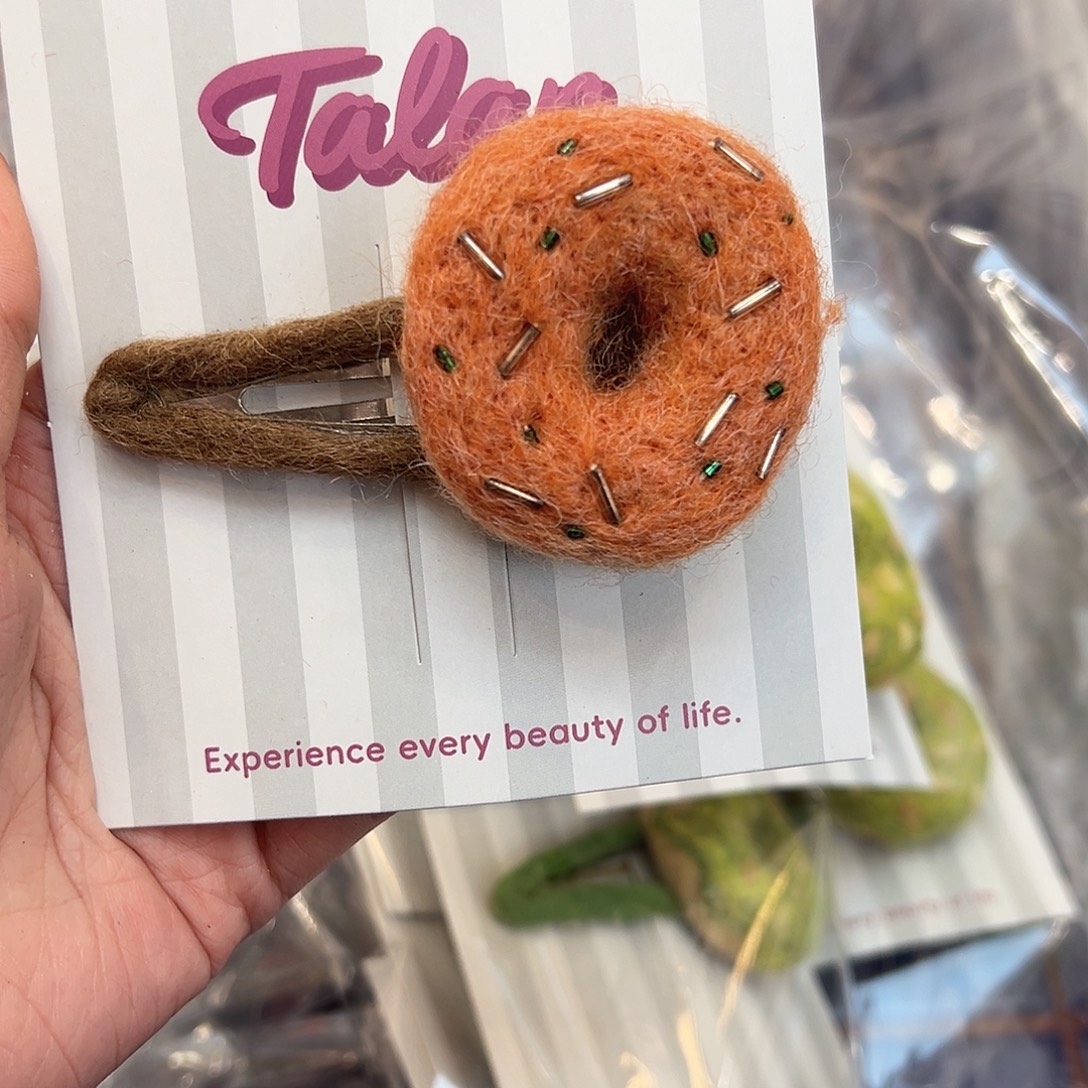 布艺铁合金一只拜拜夹