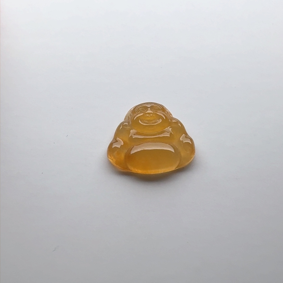 翡翠颈饰未镶嵌高冰佛公