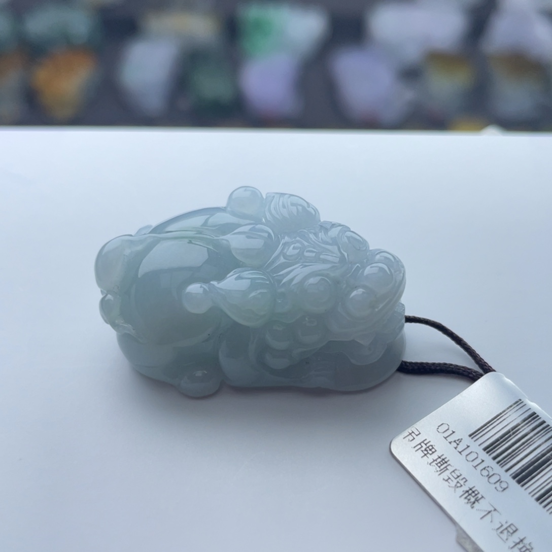 翡翠颈饰未镶嵌貔貅