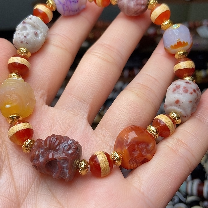 玛瑙/玉髓未镶嵌手链