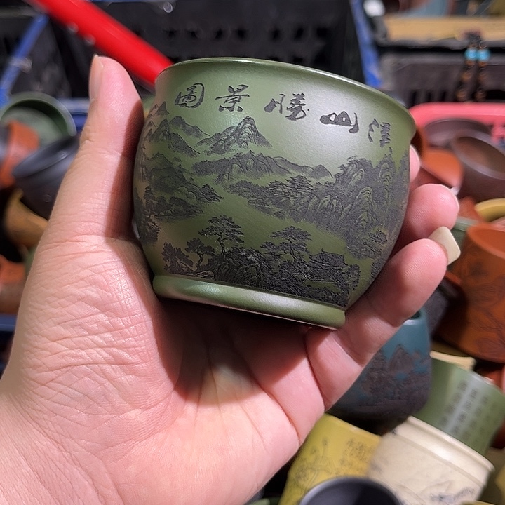 茶杯紫砂全手工紫砂主人杯