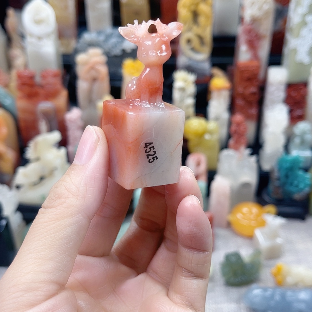 ****⁷印石昌化石4525包邮包刻