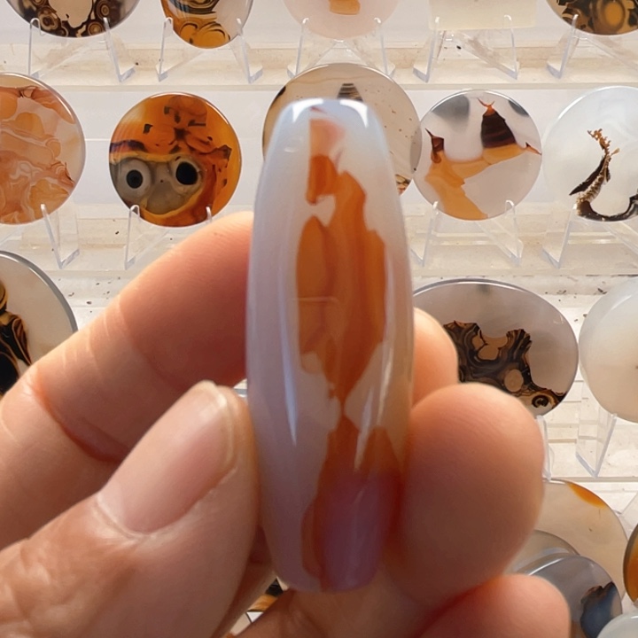 玛瑙/玉髓吊坠(不含链)未镶嵌