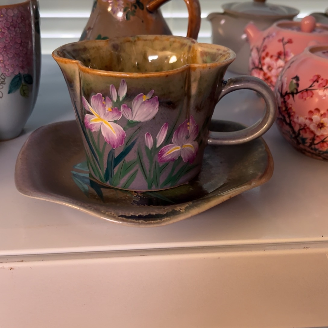 杯h***花景德镇纯手工手绘陶瓷