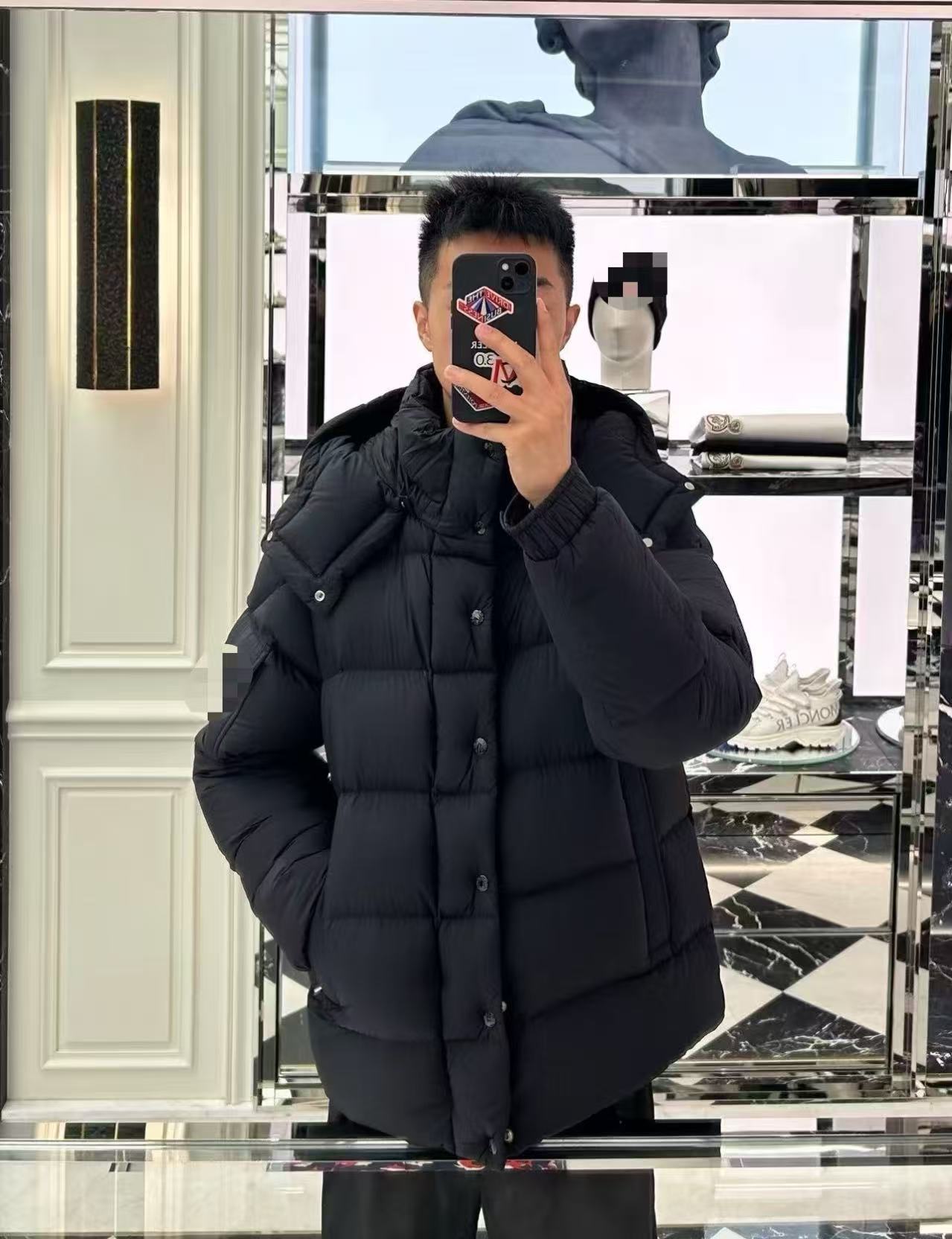 【雾面黑】蒙蒙90白鹅绒顶版Maya男女款时尚雾面加厚羽绒服-带芯片