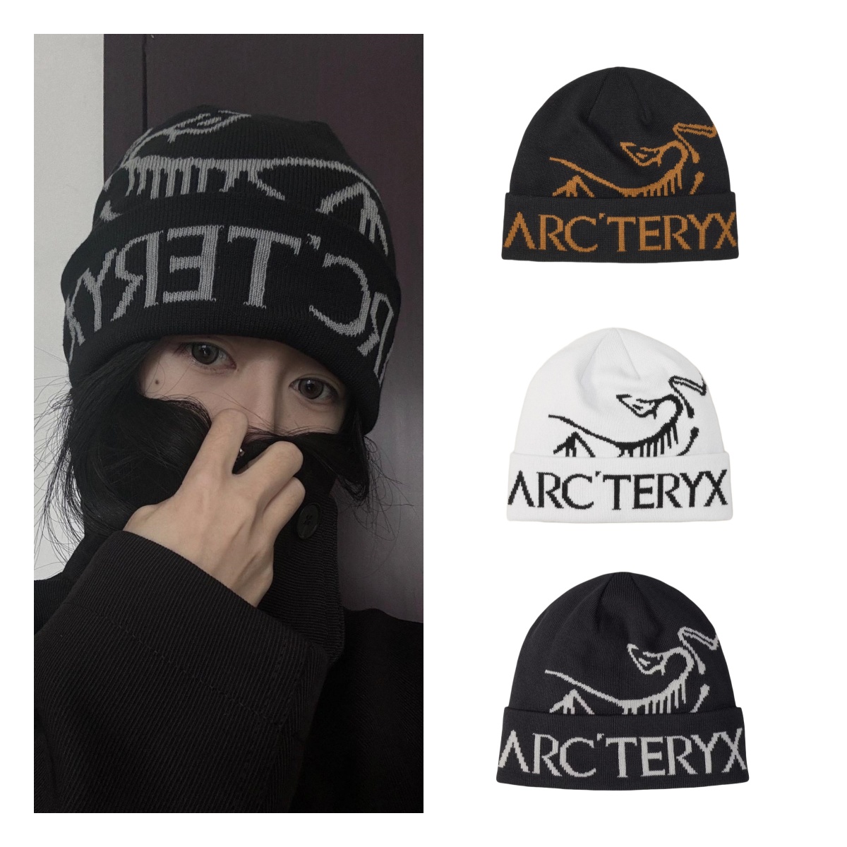 ARC'TERYX/始祖鸟Bird Word  绒线帽 再生聚酯纤维男女同款情侣款