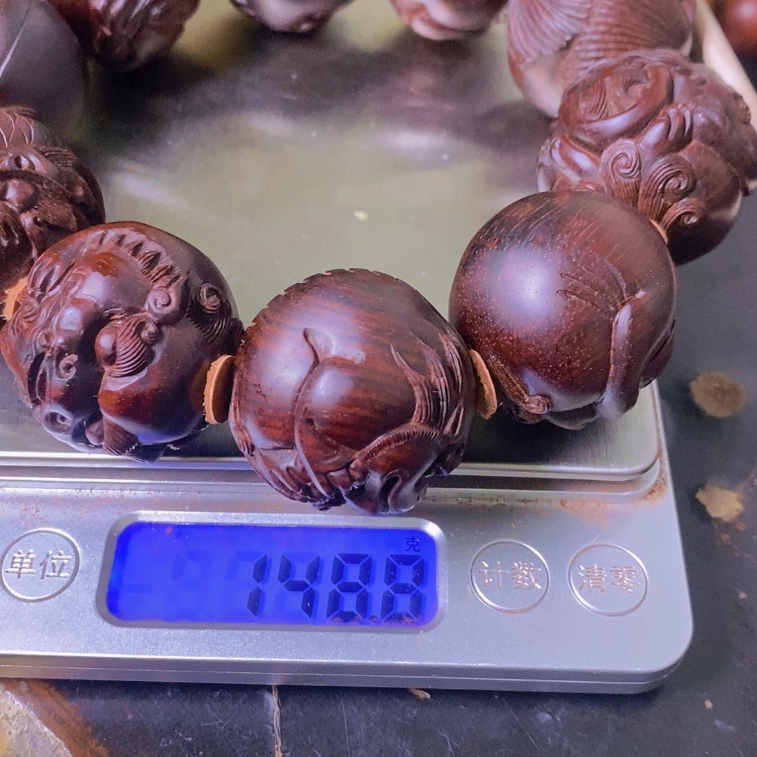 檀香木—****欢印度小叶紫檀3.0的龙生九子