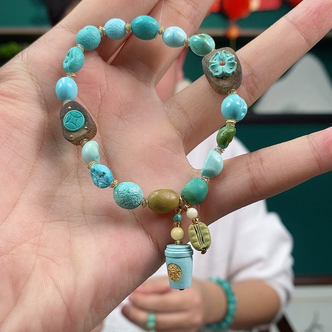 绿松石珠宝奇石未镶嵌