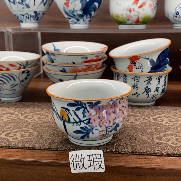 釉下老陶泥手工绘制