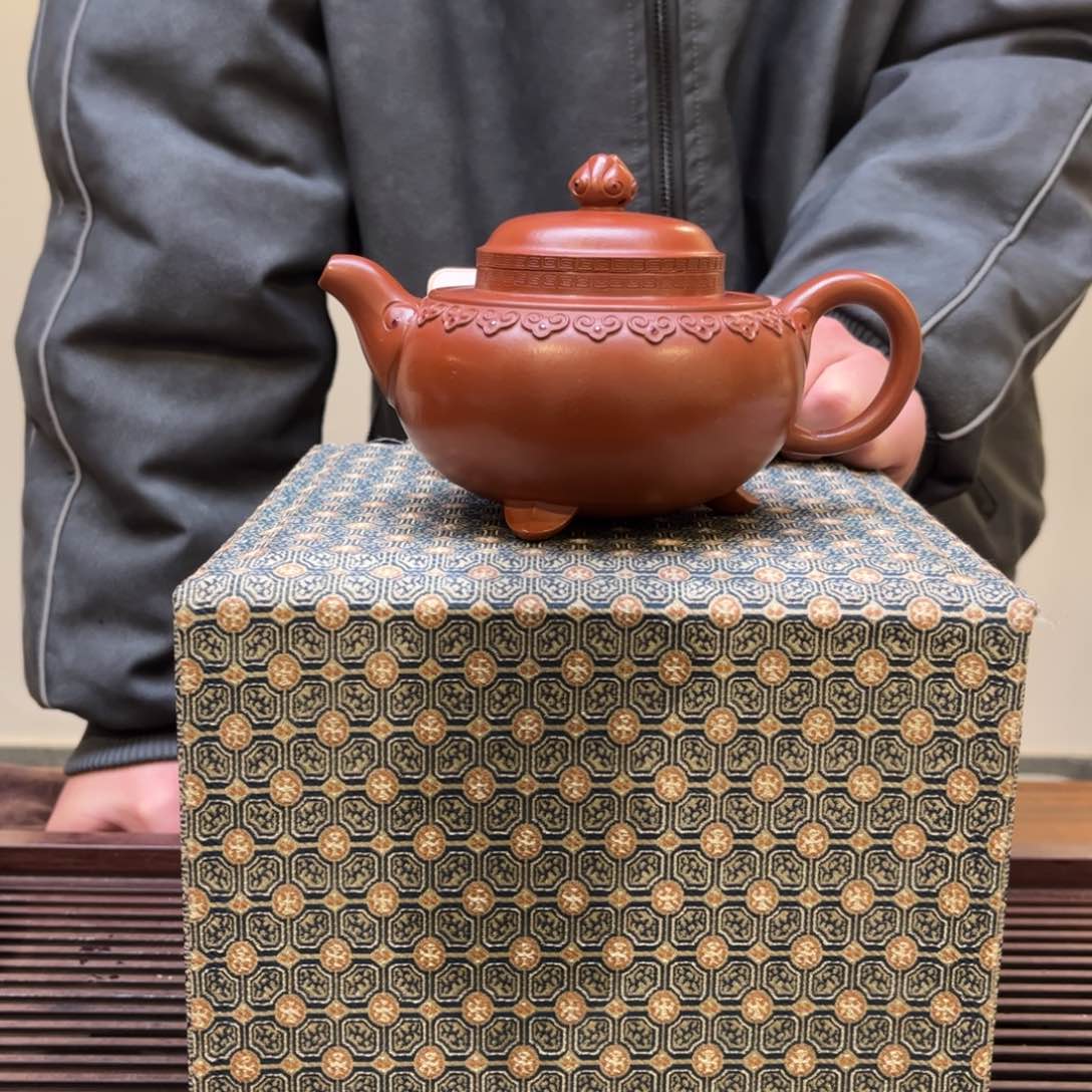 紫砂茶壶浮**露紫砂 原矿泥料