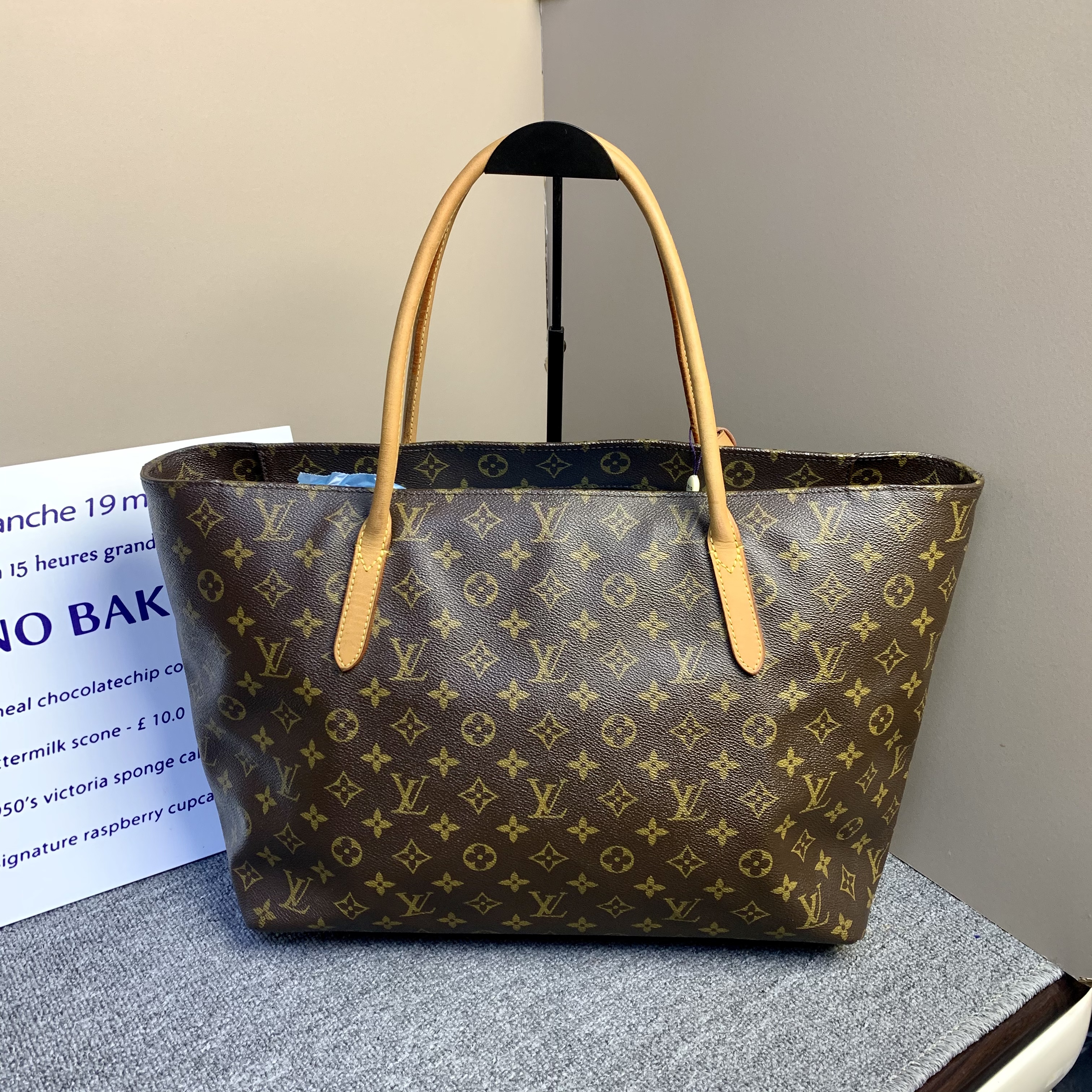 95新 LouisVuitton/路易威登 LV老花托特包/路易威登腋下大托特包
