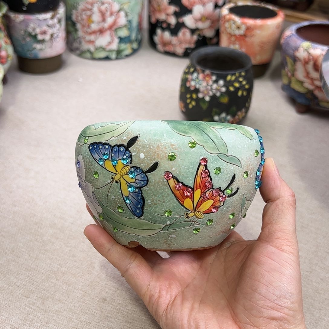 景德镇陶瓷花盆景德镇陶瓷花盆