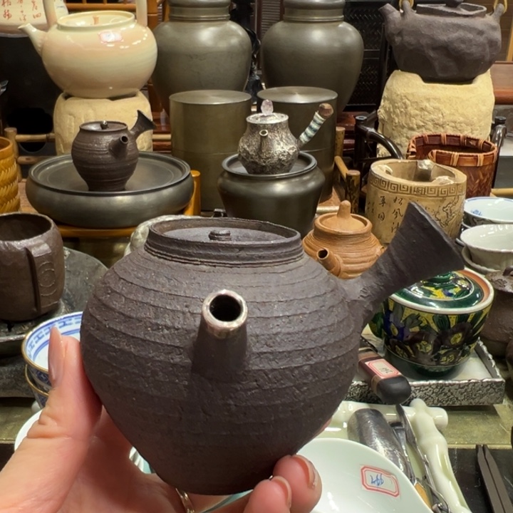 南蛮侧把壶茶器茶器茶器