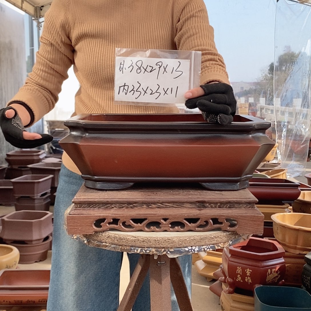 紫砂花盆紫砂花盆